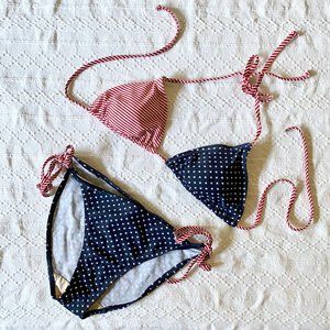 🔥 4/$20 Old Navy American Flag Triangle Bikini